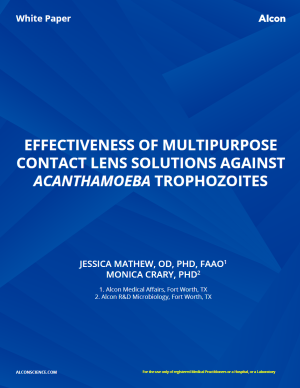 Ffectiveness Of Multipurpose Contact Lens Solutions Against Acanthamoeba Trophozoites