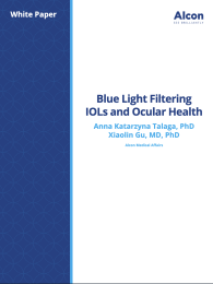 Blue Light Filtering IOLs and Ocular Health