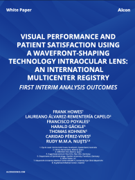 Visual Performance and Patient Satisfaction Using a Wavefront-Shaping Technology Intraocular Lens: an International Multicenter Registry First Interim Analysis Outcomes